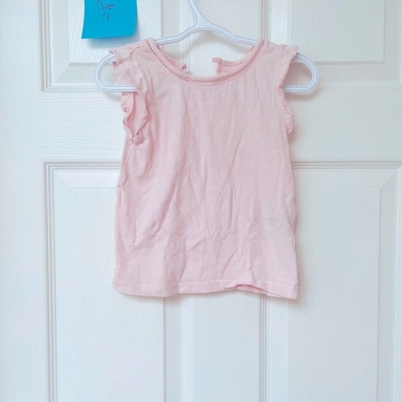 bundle & save 4T pink shirt. Lace detail on sleeve. - Picture 1 of 1